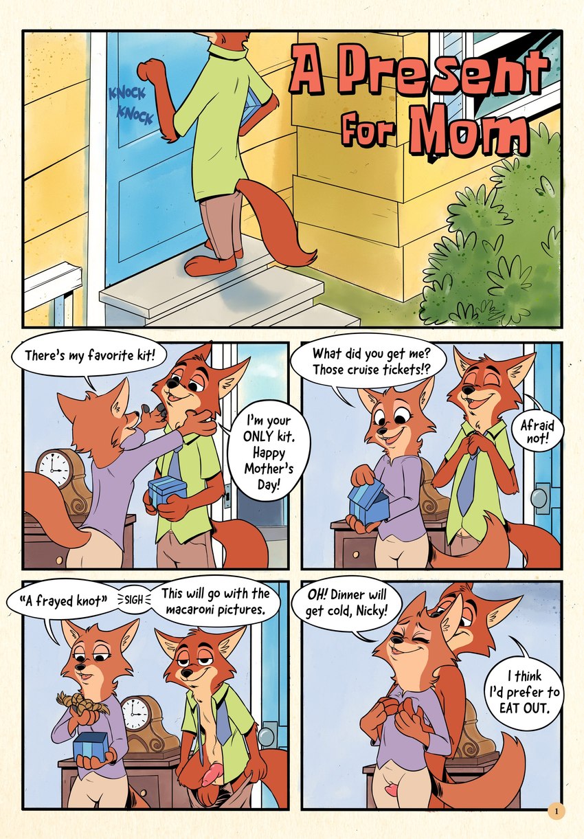 mrs. wilde and nick wilde (zootopia and etc) created by nemonutkin