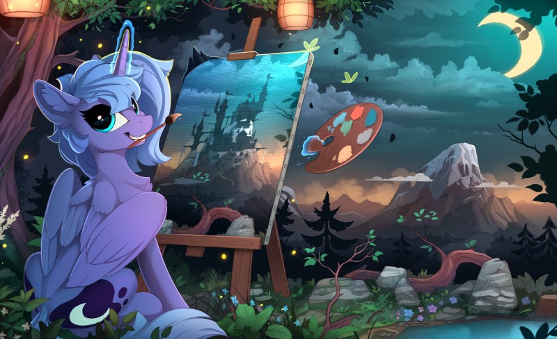 princess luna (friendship is magic and etc) created by yakovlev-vad