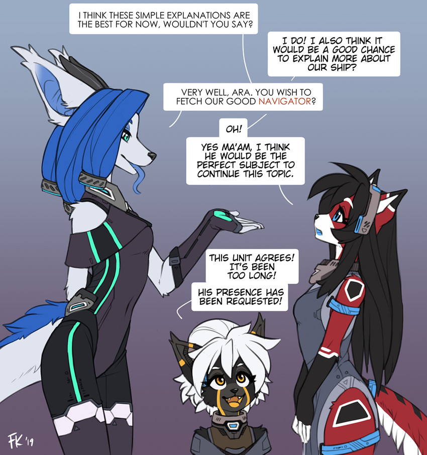 ara, warning, and zeta created by fluff-kevlar