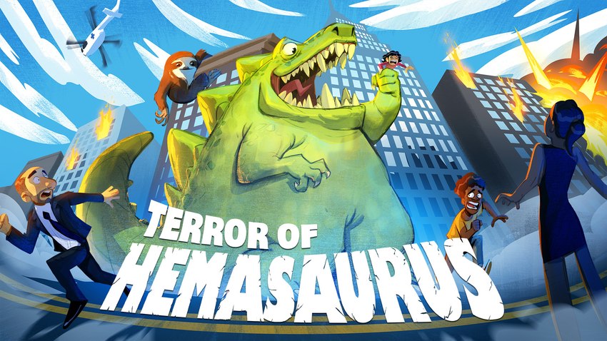 terror of hemasaurus created by unknown artist