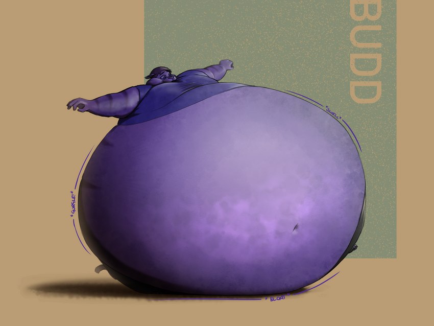 anthro belly big_belly blue_body blue_fur blue_hair blueberry_inflation cheek_bulge chubby_cheeks clothed clothing ears_down fur hair huge_belly hyper hyper_belly hyper_inflation inflation male moobs motion_lines navel pivoted_ears solo sound_effects striped_body striped_fur stripes swelling text worried phatracc domestic_cat felid feline felis mammal 4:3 english_text hi_res