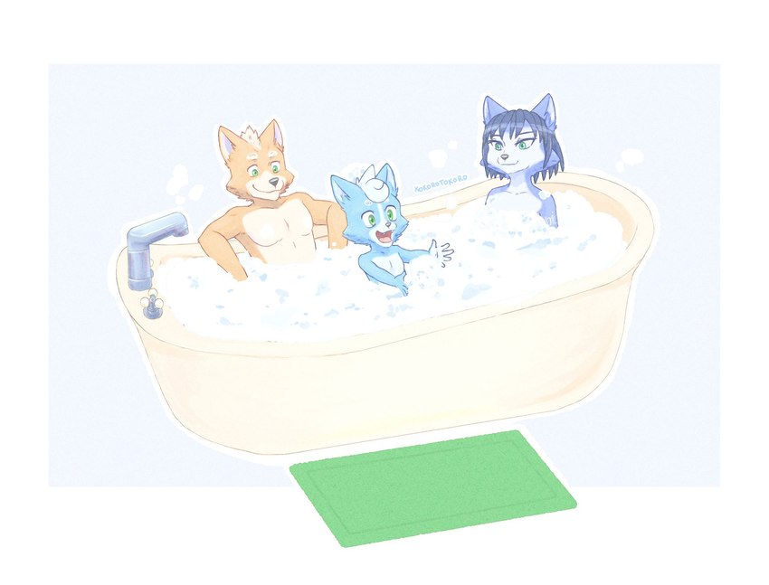 age_difference anthro bath bathtub bubble_bath canon_couple daww family female floor_mat group happy husband_and_wife looking_pleasured male male/female married_couple nude older_female older_male tender trio younger_male kokoro-tokoro nintendo star_fox fox_mccloud krystal_(star_fox) marcus_mccloud canid canine canis fox mammal hi_res father_(lore) father_and_child_(lore) father_and_son_(lore) mother_(lore) mother_and_child_(lore) mother_and_son_(lore) parent_(lore) parent_and_child_(lore) parent_and_son_(lore) son_(lore)