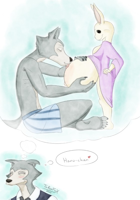 haru and legoshi (beastars) created by tairedfox