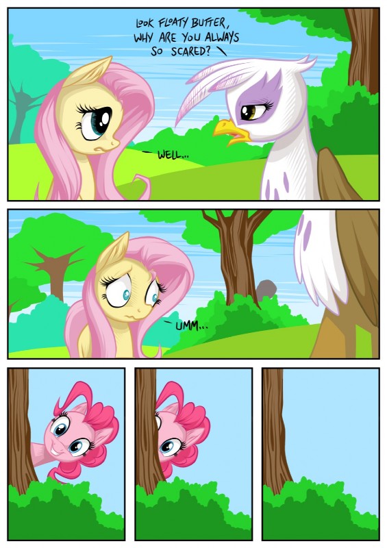 fluttershy, gilda, and pinkie pie (friendship is magic and etc) created by mysticalpha