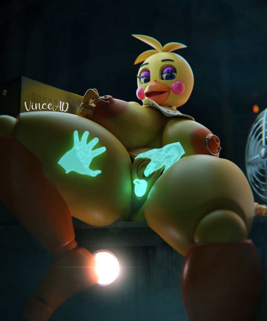 toy chica (five nights at freddy's 2 and etc) created by vincead