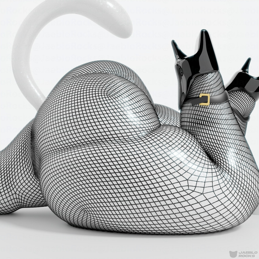 against_surface ambiguous_gender anthro big_butt biped black_bottomwear black_clothing black_footwear black_high_heels bottom_heavy bottomwear bubble_butt butt butt_focus clothed clothed_anthro clothed_male clothing exposed_butt femboy fishnet_clothing fishnet_leggings fishnet_legwear fishnet_stockings footwear fully_clothed glistening glistening_body glistening_butt glistening_clothing glistening_skin glistening_tail high_heels huge_butt huge_hips huge_thighs hyper hyper_butt leggings legs_up legwear light light_body light_skin long_tail lying male male_anthro monotone_body monotone_butt monotone_clothing monotone_legs on_front overweight overweight_anthro pose presenting presenting_hindquarters raised_tail rear_view reflective_body shoes simple_background solo tail text thick_thighs twitter_handle white_background white_body white_butt white_legs white_skin wide_hips jaeblorocks hooked_on_heel_(trend) jaeblo_(jaeblorocks) animal_humanoid domestic_cat felid felid_humanoid feline feline_humanoid felis humanoid mammal mammal_humanoid 1:1 2022 2025 3d_(artwork) artist_name digital_media_(artwork) english_description english_text hi_res