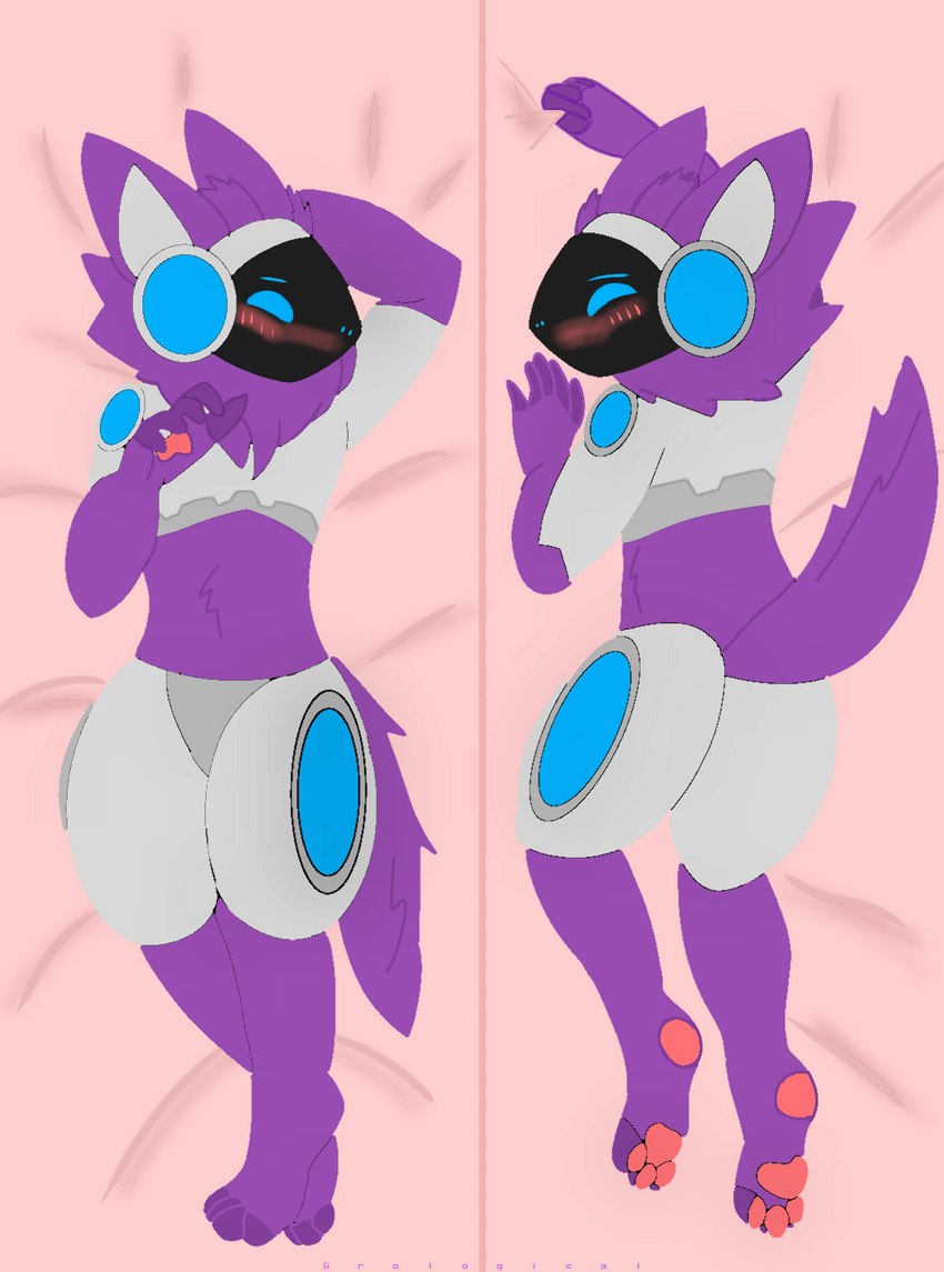 generic purple protogen created by alec kitty