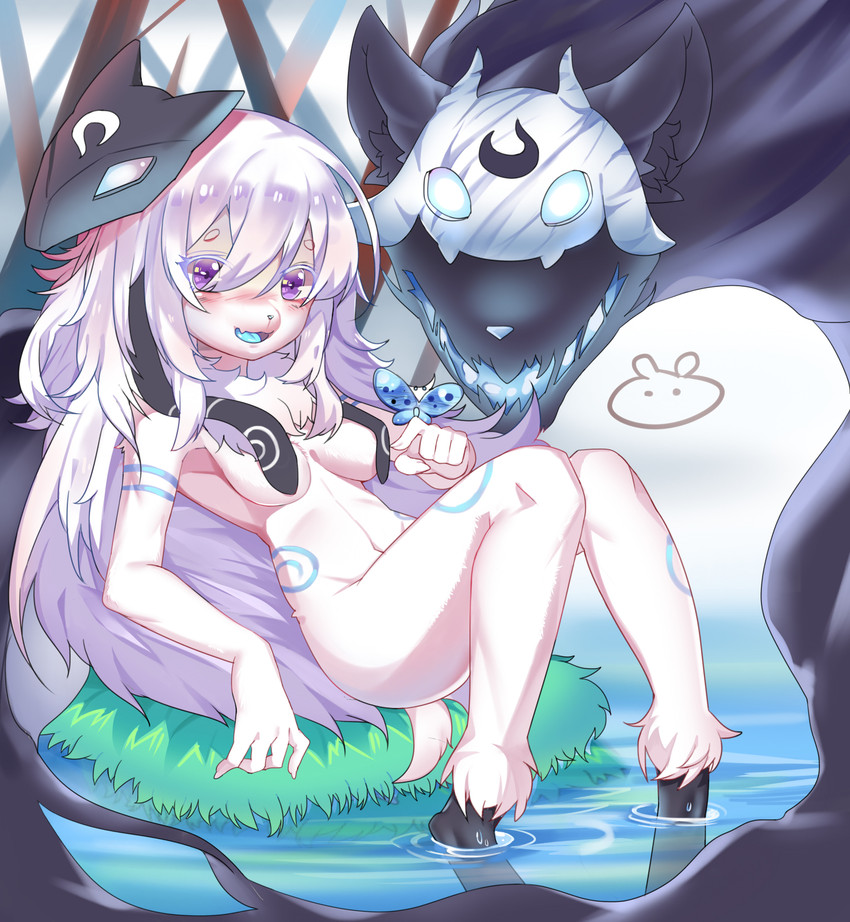 kindred, lamb, and wolf (league of legends and etc) created by user cpsf8285