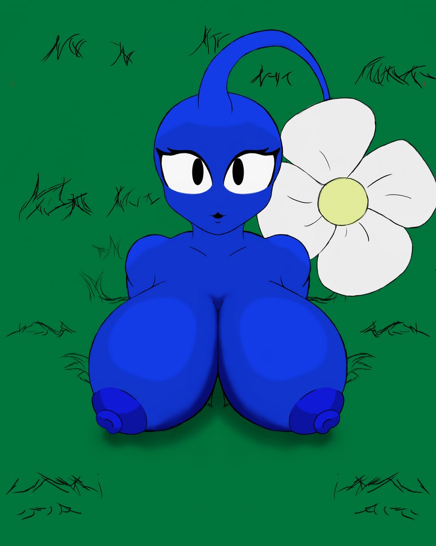 anthro areola big_breasts blue_body breasts female flower grass looking_at_viewer nipples nude plant puffy_areola puffy_nipples solo kinkycoconuts nintendo pikmin blue_pikmin elemental_creature flora_fauna humanoid pikmin_(species) 4:5 absurd_res digital_drawing_(artwork) digital_media_(artwork) hi_res