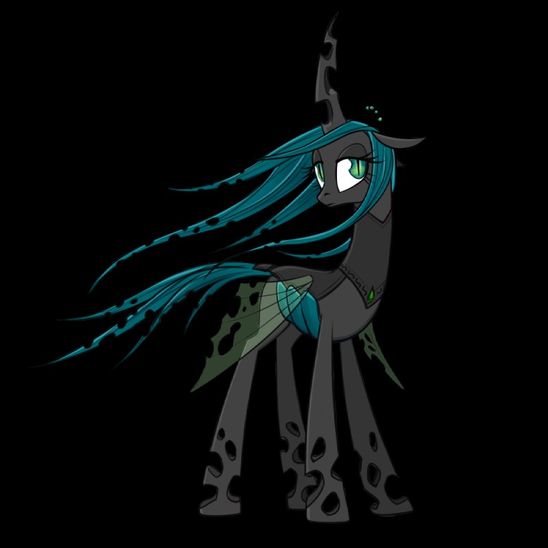 all_fours female feral gem horn pupils simple_background slit_pupils solo transparent_background wings averagedraw friendship_is_magic hasbro my_little_pony queen_chrysalis_(mlp) arthropod changeling equid insect mammal 1:1 2012 alpha_channel