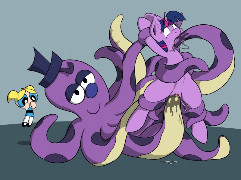 bubbles and twilight sparkle (friendship is magic and etc) created by slimewiz