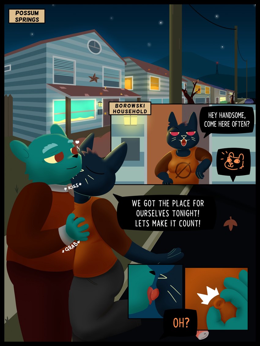 mae borowski and mr. chazokov (night in the woods) created by teot