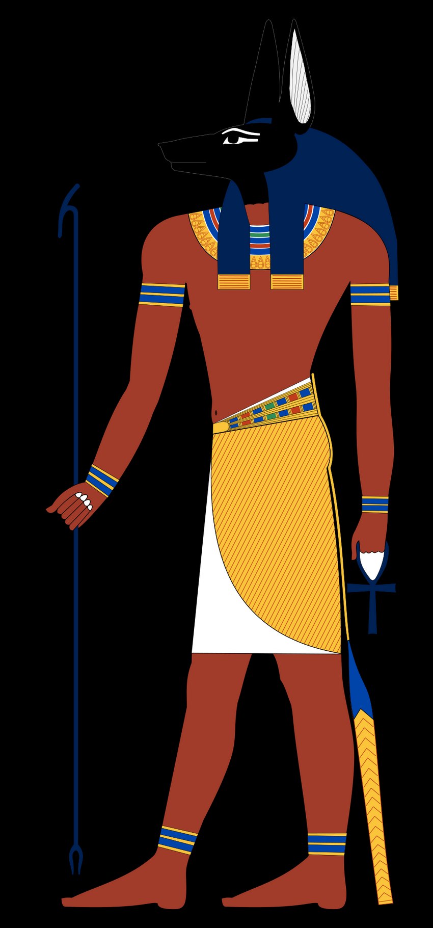 ankh armband barefoot black_body bottomwear brown_body brown_skin butt clothed clothing egyptian egyptian_clothing feet headdress headgear holding_object male nipples pointy_ears prick_ears skirt solo vector_art jeff_dahl cc-by-sa creative_commons egyptian_mythology middle_eastern_mythology mythology anubis animal_humanoid anubian_jackal canid canid_humanoid canine canine_humanoid canis deity humanoid jackal jackal_humanoid mammal mammal_humanoid 2007 alpha_channel digital_media_(artwork) full-length_portrait hi_res portrait