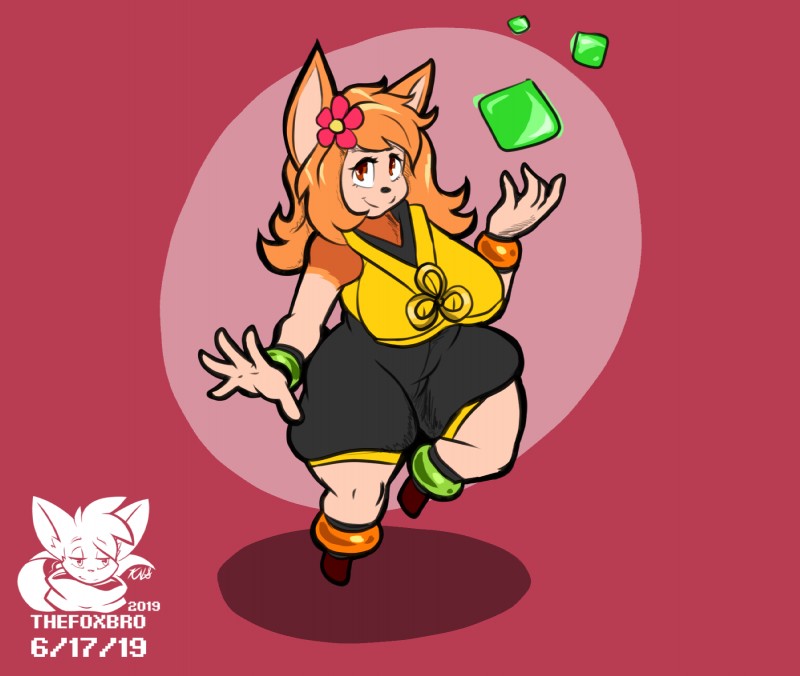 anthro big_breasts bracelet breasts clothing cosplay cube_(object) female flower hair hooves jewelry orange_hair plant short_hair short_stack thick_thighs wide_hips thefoxsista freedom_planet galaxytrail nintendo pokemon horae_deerling milla_basset autumn_deerling deer deerling generation_5_pokemon mammal pokemon_(species) 2019 hi_res