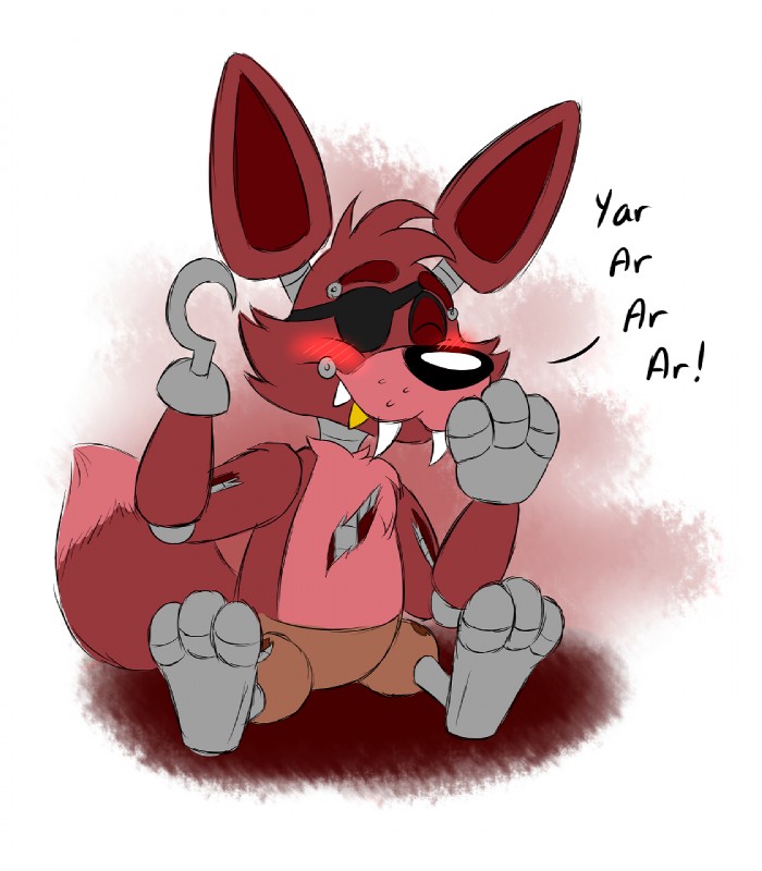foxy (five nights at freddy's and etc) created by bleuxwolf