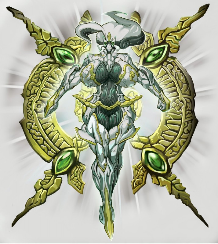 anthro anthrofied big_breasts black_body black_skin breasts female gold_(metal) green_sclera hair holy huge_breasts light long_hair looking_at_viewer muscular muscular_anthro muscular_female navel nude pokemorph red_eyes solo white_body white_skin wide_hips アルセウス nintendo pokemon arceus generation_4_pokemon legendary_pokemon pokemon_(species) 2009 hi_res