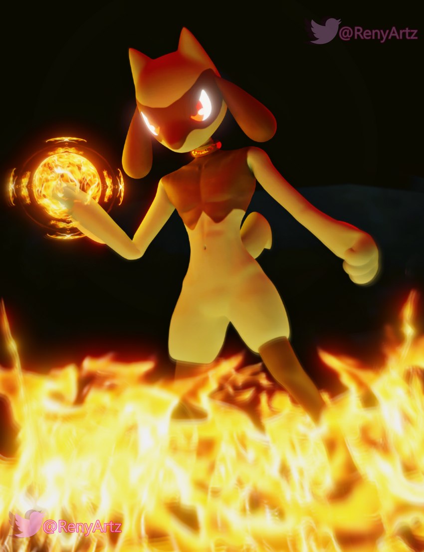 3d_modeling angry anthro black_background black_markings blue_body choker collar fighting_pose fire glowing glowing_eyes holding_fireball jewelry male markings muscular necklace pecs pose red_eyes simple_background spread_legs spreading renyartz nintendo pokemon generation_4_pokemon pokemon_(species) riolu 3d_(artwork) absurd_res digital_media_(artwork) hi_res