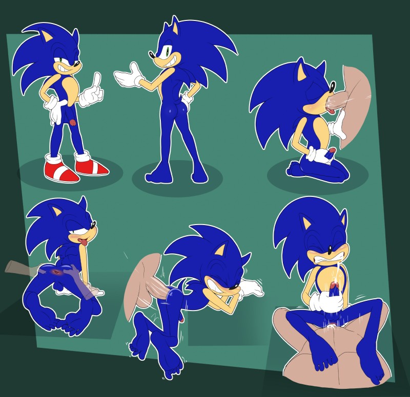 sonic the hedgehog (sonic the hedgehog (series) and etc) created by jerseydevil