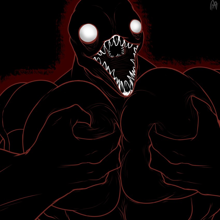 big_muscles fangs large_pecs male muscular muscular_male nightmare_fuel pec_grab pecs simple_background solo teeth white_eyes athan_the_monster faith_the_unholy_trinity malphas malphas_(faith) demon demon_humanoid humanoid 1:1 hi_res