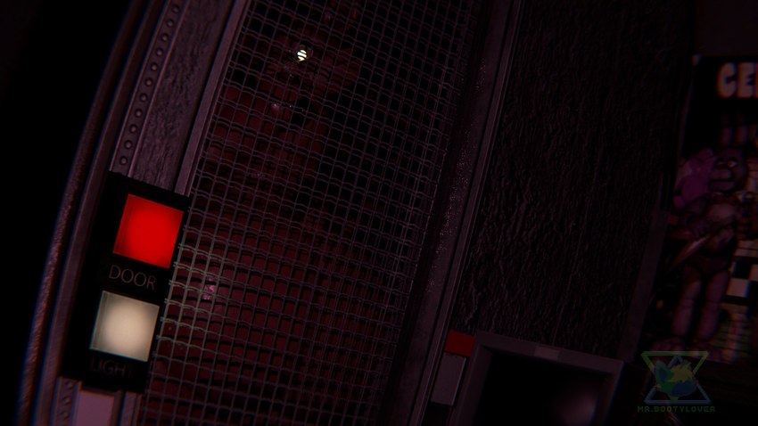 against_surface against_window anthro big_breasts big_butt breasts butt female fluffy fluffy_tail glowing glowing_eyes huge_breasts huge_butt huge_thighs hyper hyper_breasts hyper_butt hyper_thighs looking_at_viewer low_lighting machine nipples office on_glass pose red_breasts solo tail thick_thighs mr.bootylover five_nights_at_freddy's scottgames foxy_(fnaf) animatronic canid canine fox mammal robot hi_res