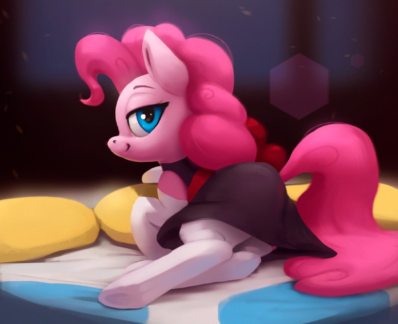 blue_eyes clothed clothed_feral clothing female female_feral feral hair looking_at_viewer pink_hair solo rodrigues404 friendship_is_magic hasbro my_little_pony pinkie_pie_(mlp) earth_pony equid equine horse mammal pony 2018 digital_media_(artwork)