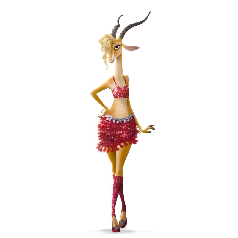 gazelle (zootopia and etc) created by unknown artist