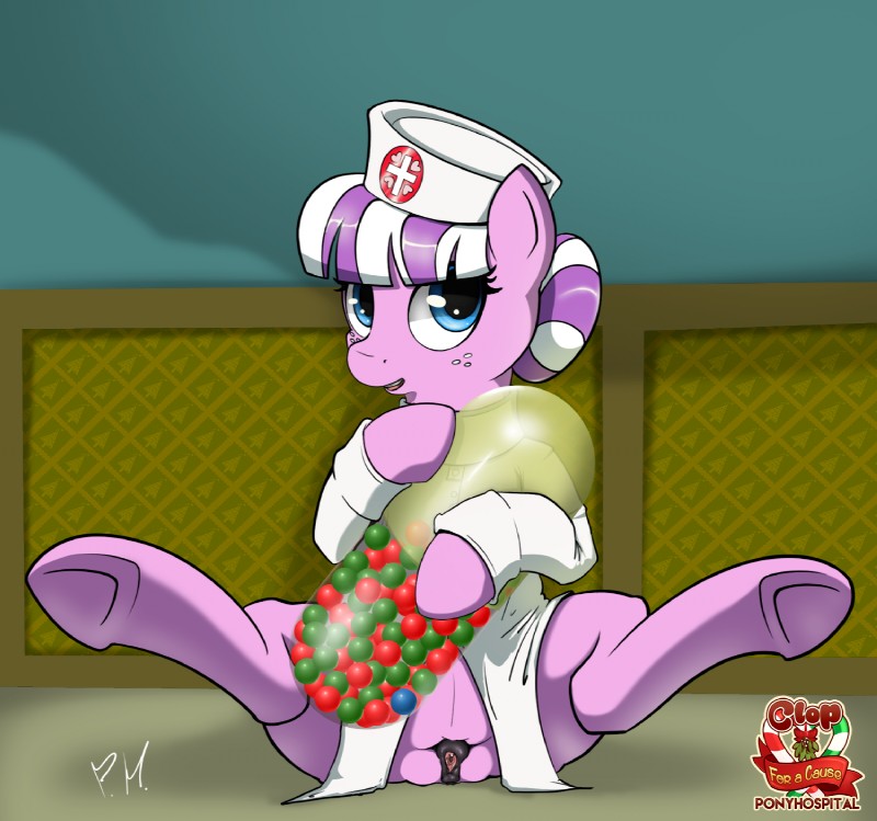 animal_genitalia animal_pussy equine_genitalia equine_pussy female feral genitals holidays pussy solo ponyhospital christmas friendship_is_magic hasbro my_little_pony nurse_sweetheart_(mlp) earth_pony equid equine horse mammal pony 2015 hi_res