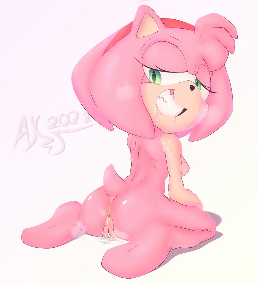 almost_fully_inside anthro anus bodily_fluids breasts dominant dominant_female duo extreme_size_difference faceless_character faceless_male female genitals male micro nude partially_inside paws penetration pussy saliva size_difference smile teeth unbirthing vaginal vore akcar sega sonic_the_hedgehog_(series) amy_rose eulipotyphlan hedgehog mammal 2021 absurd_res hi_res