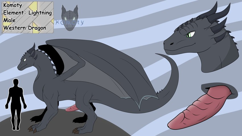 erection feral male solo tail text rauta2 european_mythology mythology dragon mythological_creature mythological_scalie scalie western_dragon 16:9 absurd_res english_text hi_res model_sheet widescreen