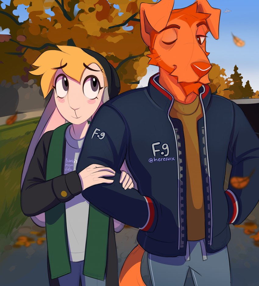 bunny boyfriend and dog boyfriend created by heresvix