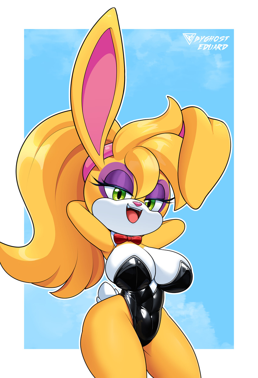 bunnie rabbot (sonic the hedgehog (series) and etc) created by byghosteduard