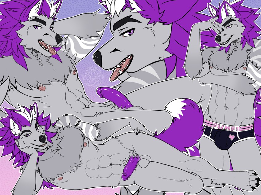 anthro balls biceps bulge clothing cutaway erection fur genitals humanoid_genitalia humanoid_penis looking_at_viewer lying male muscular muscular_anthro muscular_male nipples nude open_mouth pecs penis simple_background smile solo tail underwear masahikoko mythology kurama_(kuramasocalfox) canid canine fox mammal mythological_canine mythological_creature werecanid werecanine werecreature werewolf 4:3 digital_media_(artwork)