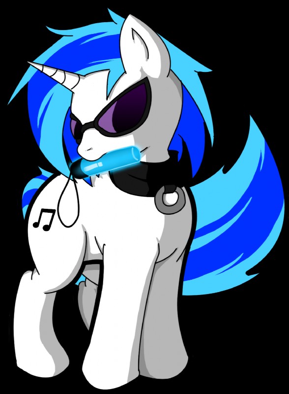 vinyl scratch (friendship is magic and etc) created by shnider
