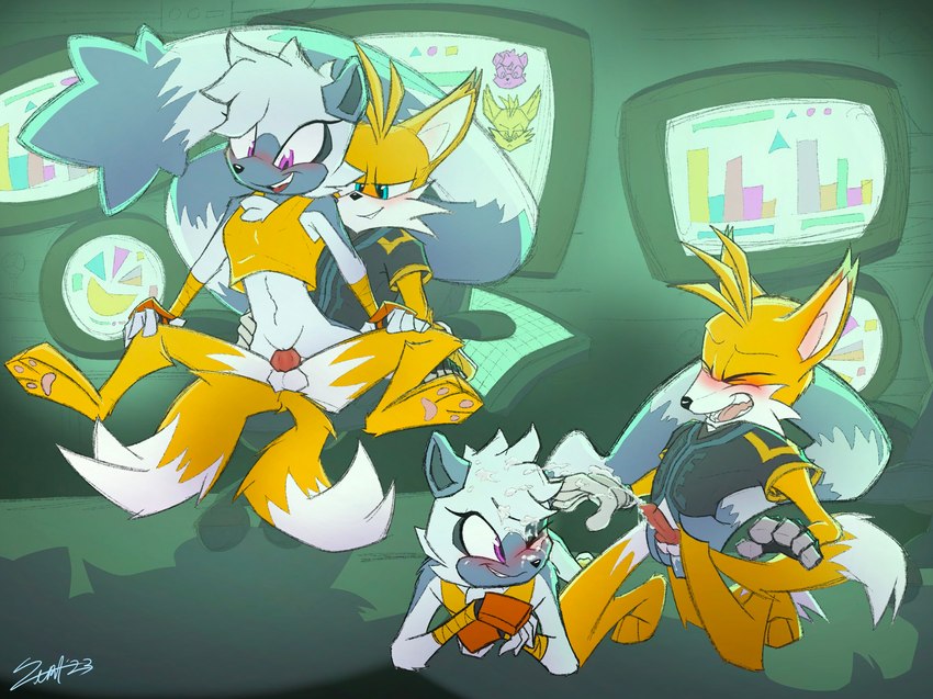 miles prower, tails nine, and tangle the lemur (sonic the hedgehog (comics) and etc) created by zephyr lyall
