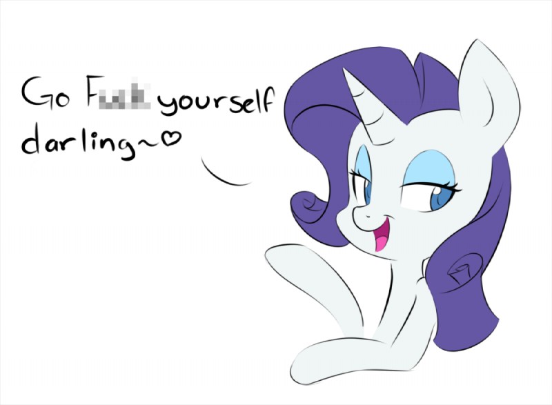 rarity (friendship is magic and etc) created by hidden-cat