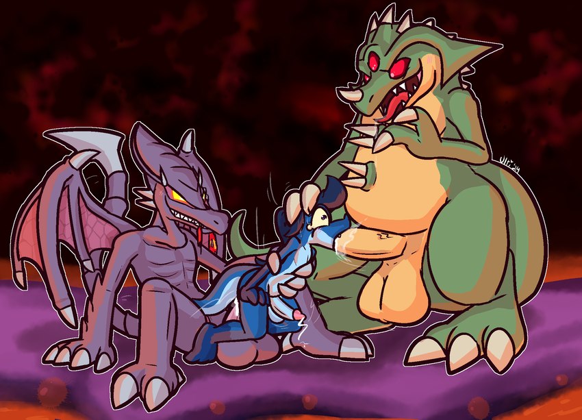 kraid, ridley, and ulti (nintendo and etc) created by ultilix