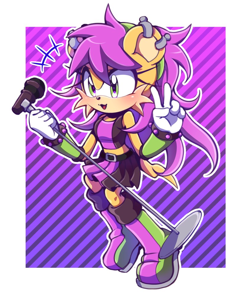 mina mongoose (sonic the hedgehog (archie) and etc) created by echaotix