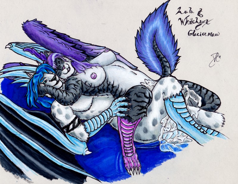 afterglow anthro anthro_on_anthro bodily_fluids breasts cum duo feathered_wings feathers female fur genital_fluids horn male male/female membrane_(anatomy) membranous_wings nipples nude romantic romantic_couple sex simple_background tail white_background wings daelyhelaxon mythology dragon felid furred_dragon furred_scalie hybrid mammal mythological_creature mythological_scalie pantherine scalie tiger