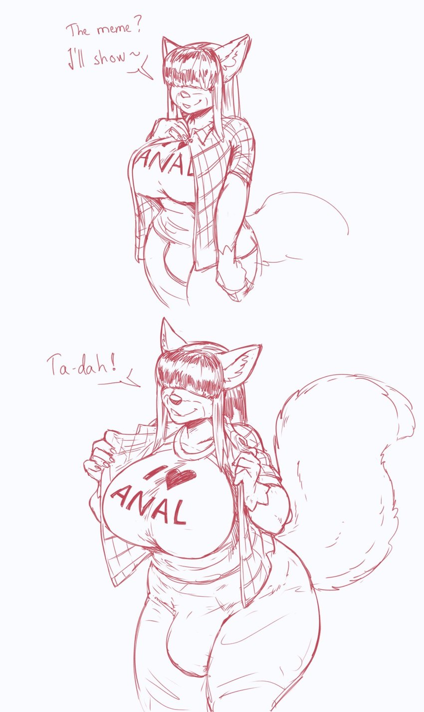 fiona (i love anal (meme) and etc) created by jindragowolf