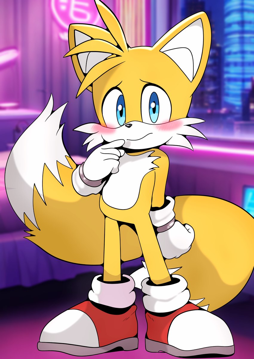 miles prower (sonic the hedgehog (series) and etc) created by furry funnychan