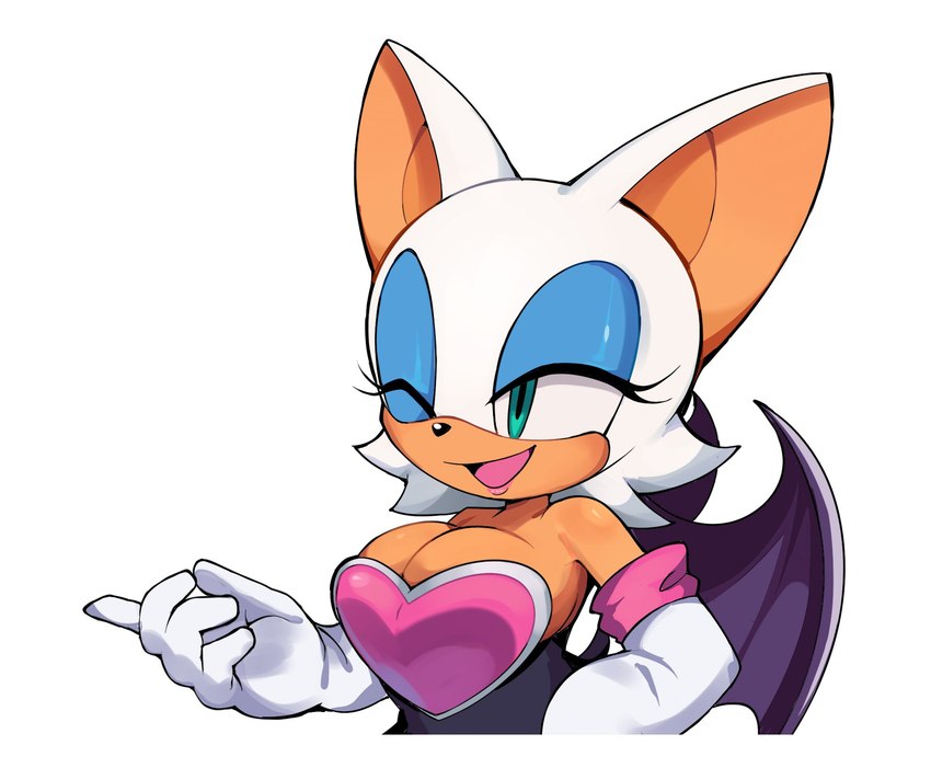 rouge the bat (sonic the hedgehog (series) and etc) created by ellisbros