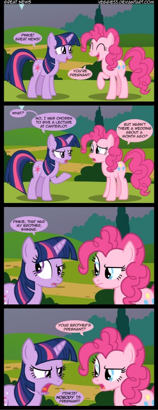 blue_eyes cutie_mark dialogue female feral fur hair horn multicolored_hair outside plant purple_body purple_fur purple_hair quadruped tail text tree two_tone_hair wood veggie55 friendship_is_magic hasbro my_little_pony mythology pinkie_pie_(mlp) twilight_sparkle_(mlp) earth_pony equid equine horse mammal mythological_creature mythological_equine pony unicorn absurd_res comic english_text hi_res url