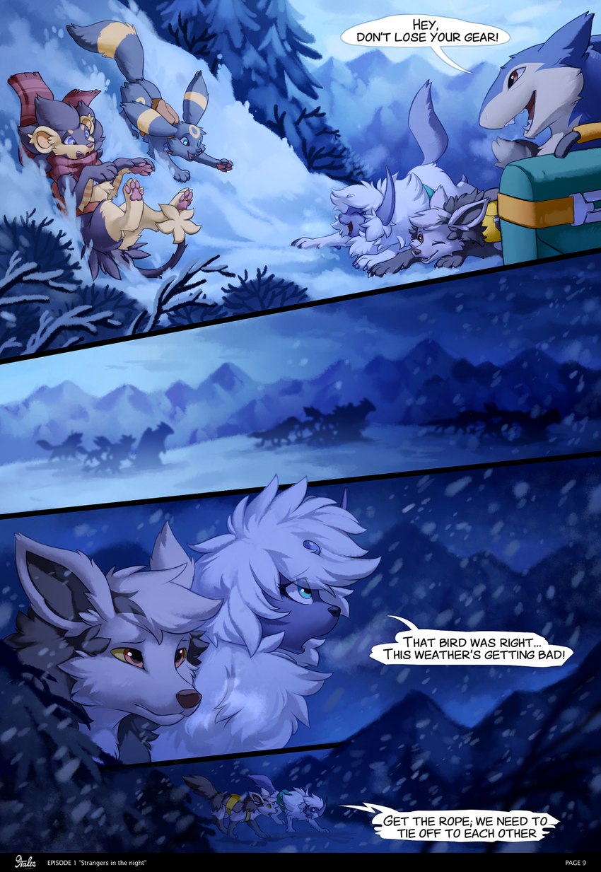 breanna, kalani, lumen, sammy, fan character, and etc (9tales comic and etc) created by hioshiru and kejifox