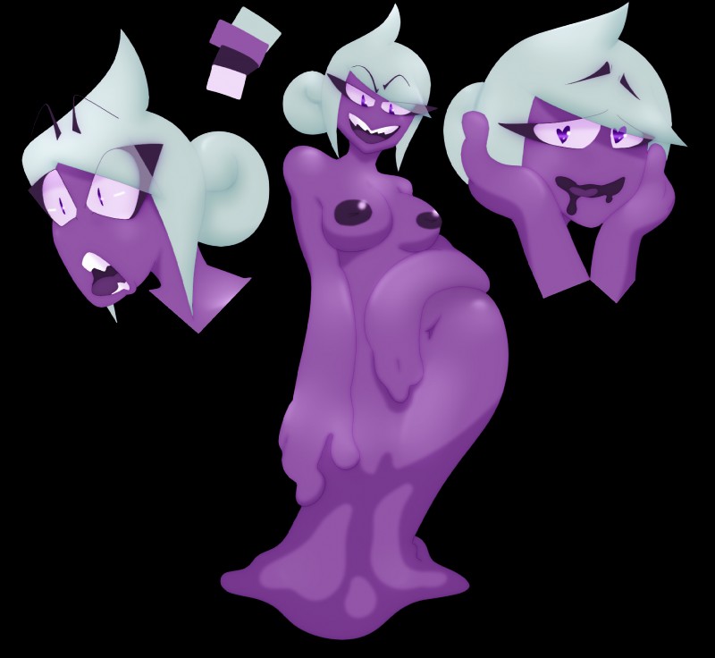 belly breasts deep_navel female navel nipples not_furry nude simple_background slime solo transparent_background garbagioni tar_witch_(garbagioni) goo_creature humanoid alpha_channel digital_media_(artwork) hi_res