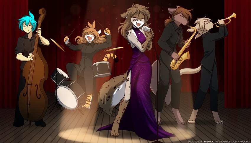 flora, kathrin vaughan, keith keiser, natani, and trace legacy (twokinds) created by tom fischbach
