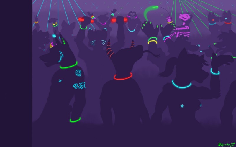 anthro dancing female glow_bracelet glow_necklace glowing glowing_bracelet glowing_jewelry glowstick glowsticking glowstringing group jewelry lightshow male rave raver silhouette ace_stryker mythology bear canid canine canis domestic_dog dragon felid fox lion mammal mouse murid murine mustelid mythological_creature mythological_scalie otter pantherine rodent scalie wolf 2012 hi_res