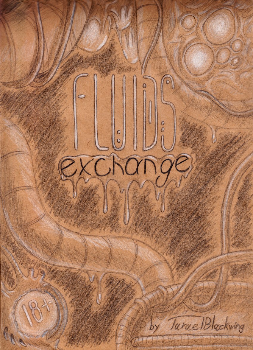 18+_adults_only_sign age_restriction ambiguous_fluids dripping flesh machine pipe suggestive_text title tube zero_pictured taraelblackwing artist_name comic cover cover_art cover_page graphite_(artwork) hi_res traditional_media_(artwork)