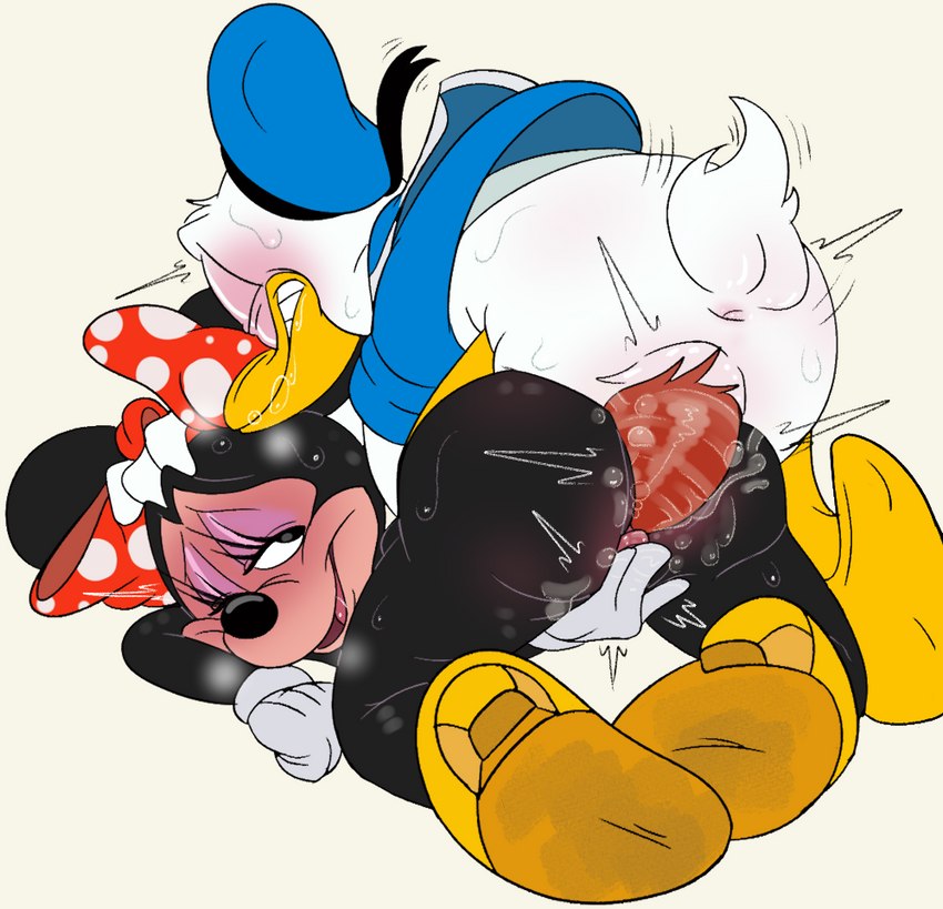 donald duck and minnie mouse (disney) created by cjzilla88