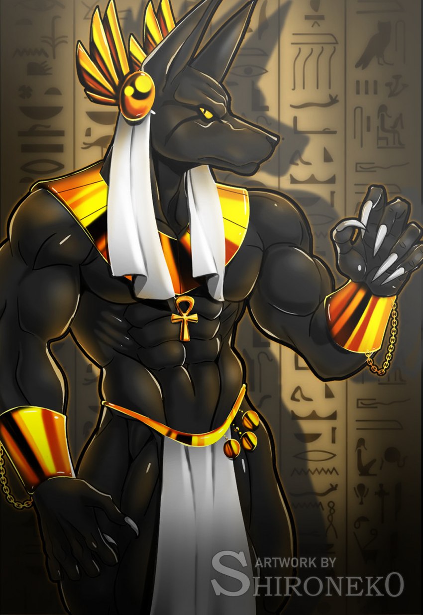 anubis (middle eastern mythology and etc) created by shironek0