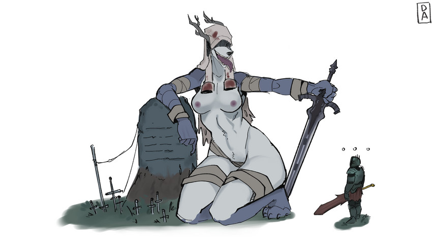 chosen undead and vicar amelia (indigenous north american mythology and etc) created by goonie-san
